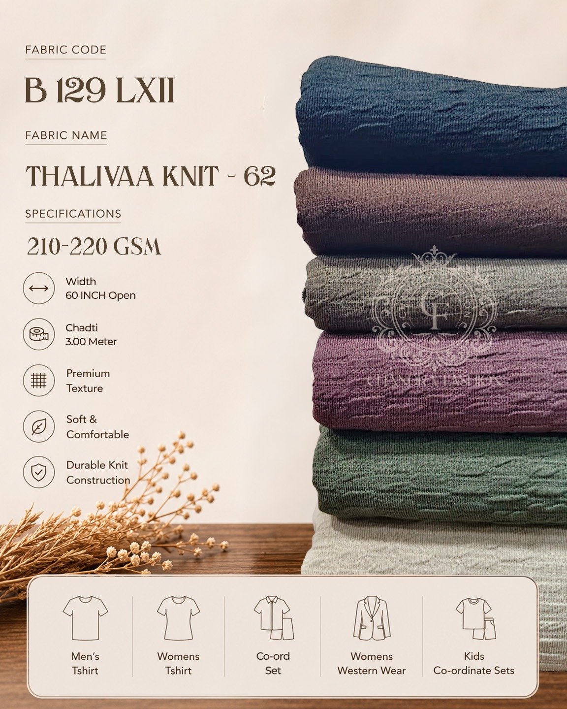 Thalivaa Kntted Fabric